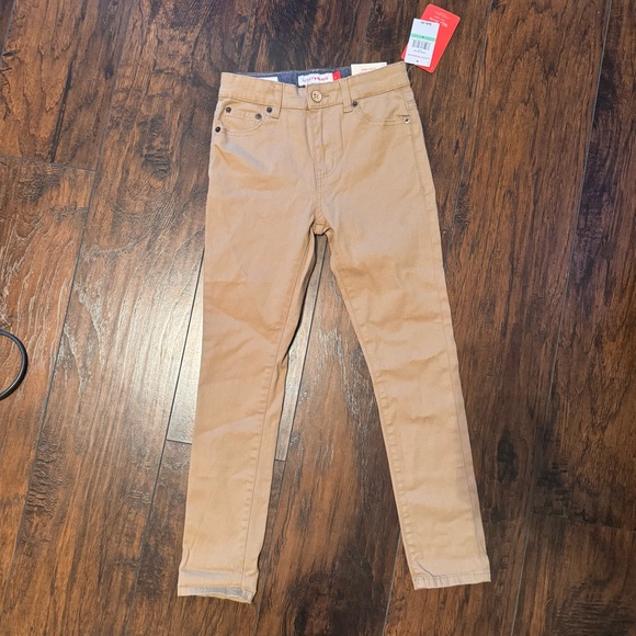 Lucky Brand Authentic Skinny Boys Khaki Pants Slacks Size 8 NWT - Picture 1 of 16